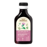 Green Pharmacy Olej łopianowy i Skrzyp polny Olejek do skóry głowy przeciw wypadaniu włosów, 100 ml