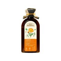 Green Pharmacy Szampon do włosów przetłuszczających się nagietek i olej rozmarynowy, 350 ml