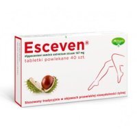 ESCEVEN przewlekła niewydolność żylna, 40 sztuk KRÓTKA DATA 31.01.2025