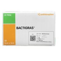 BACTIGRAS opatrunek parafinowy 5x5cm, 50 sztuk