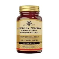 SOLGAR Żurawina wielkoowocowa - 60 kapsułek