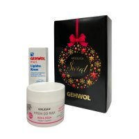 Zestaw świąteczny Gehwol Gerlasan Krem do rąk dzika róża, 50 ml + Gehwol Lipidro Krem do stóp, 20 ml