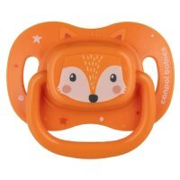 Canpol Babies Smoczek uspokajający kauczukowy 6-18m Animals pomarańczowy 22/594, 1 szt.
