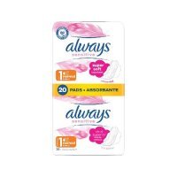 Always Ultra Sensitive Podpaski Normal Plus, 20 szt.