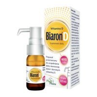BIARON D 600 j.m. Witamina D krople, 10ml KRÓTKA DATA 31.01.2025
