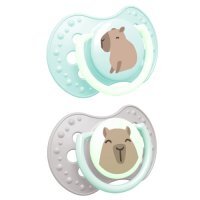 Lovi Smoczek silikonowy dynamiczny 0-6m CapiChill Boy, 2 szt.