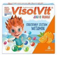 VISOLVIT ORANGE JUNIOR - 10 saszetek KRÓTKA DATA 30.11.2025