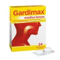 Gardimax medica lemon, 24 tabletki do ssania KRÓTKA DATA 28.02.2026