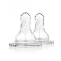 Dr Brown's Smoczek do butelek wąskich standard 0-3m poziom 1, 2 szt.