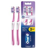 Oral-B Pro-3DWhite Szczoteczka do zębów średnia, 2 szt.
