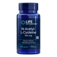 Life Extension NAC N-acetylo-L-cysteina 600 mg, 60 kaps.