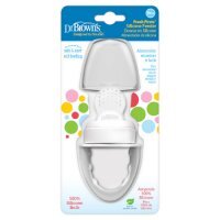 Dr Brown's Silikonowy gryzak do podawania pokarmu szary