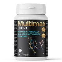 Multimax Sport Witaminy i minerały dla osób aktywnych fizycznie, 90 tabl.