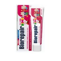 Biorepair Kids Pasta do zębów o smaku truskawkowym dla dzieci 0-6 lat, 50 ml
