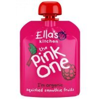 Ella's Kitchen BIO PINK ONE Owocowe smoothie z rabarbarem, 90g KRÓTKA DATA 31.01.2026