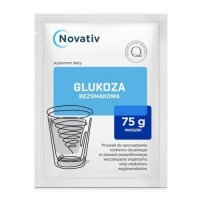 Novativ Glukoza bezsmakowa w proszku, 75 g