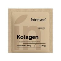 Intenson Kolagen + witamina C + kwas hialuronowy o smaku mango, 11,5 g