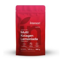 Intenson Multi Kolagen Lemoniada o smaku truskawkowym, 660 g