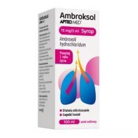 AMBROKSOL Syrop 15mg/5ml, 100ml KRÓTKA DATA 30.04.2026
