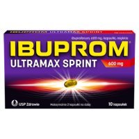 Ibuprom Ultramax Sprint 600 mg, 10 kapsułek miękkich