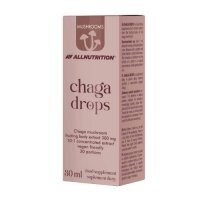 Allnutrition Mushrooms Chaga drops skoncentrowany ekstrakt z grzyba chaga, 30 ml