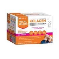 Vital Senior Kolagen smak malina czarna porzeczka, 30 saszetek