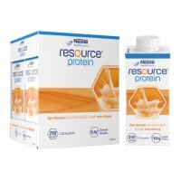 Resource Protein Preparat odżywczy w płynie smak morelowy, 4 x 200 ml
