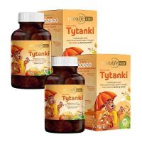 Zestaw 2x Revolife Kids Tytanki, 60 żelek bez cukru