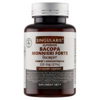 Singularis Bacopa monnieri FORTE- BACOPIN 325mg, 60kaps. KRÓTKA DATA 30.04.2026