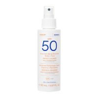 KORRES YOGHURT Emulsja ochronna do ciała i twarzy w sprayu SPF50, 150ml KRÓTKA DATA 31.05.2026