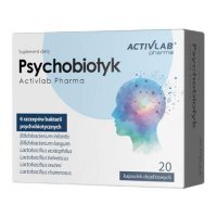 Activlab Pharma Psychobiotyk, 20 kaps. dojelitowych