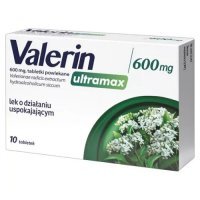Valerin Ultramax 600 mg, 10 tabletek