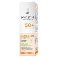 Iwostin Solecrin Purritin SPF50+ Lekki fluid matujący, 40ml KRÓTKA DATA 31.05.2026