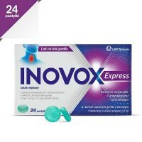 Inovox Express smak miętowy, 24 pastylki KRÓTKA DATA 31.05.2026