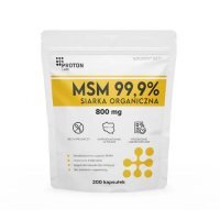 Proton Labs MSM 99,9% Siarka organiczna 800 mg, 200 kaps.