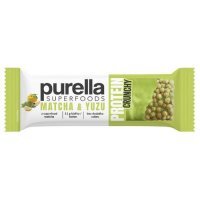 PURELLA Protein Crunchy Matcha & Yuzu Baton białkowy, 45 g KRÓTKA DATA 30.06.2026