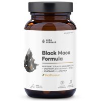 Aura Herbals Black Maca Formula Ekstrakt z korzenia maca 60 kaps.