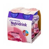 Nutridrink Juice Style truskawka, 4 x 200ml KRÓTKA DATA 15.07.2026