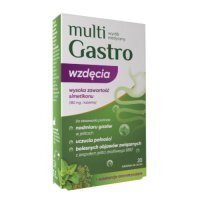 Multigastro Wzdęcia, 20 tabl. do żucia