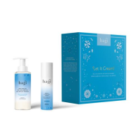HAGI Zestaw Let It Cream Aqua Zone Naturalny żel-galaretka do mycia twarzy, 150ml + Głęboko nawilżający krem na dzień, 50ml KRÓTKA DATA 05.09.2026