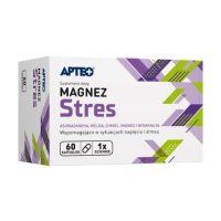 Magnez Stres APTEO, 60 kapsułek KRÓTKA DATA 31.08.2026