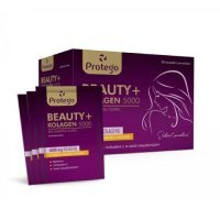 Protego BEAUTY+ KOLAGEN 5000mg o smaku mango-ananas, 30 saszetek KRÓTKA DATA 30.06.2026