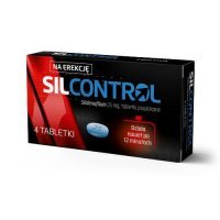 Silcontrol 0,025 g - 4 tabletki KRÓTKA DATA 31.07.2026