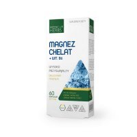 Medica Herbs Magnez Chelat + Wit. B6, 60 kaps.
