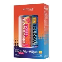 ACTIVLAB PHARMA Zestaw ElectroVit Senior malinowy, 20tabl. mus. + MagnezVIT czerwona porzeczka, 20tabl. mus.  KRÓTKA DATA 02.08.2026