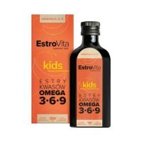 EstroVita Kids o smaku pomarańczowo - bananowym, 150 ml (nowy skład) KRÓTKA DATA 31.08.2026