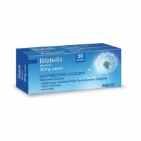 Bilabella lek przeciwalergiczny 20 mg, 10 tabletek