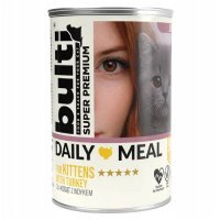 Bulti Daily Meal Kitten Mokra karma dla kota Indyk (kociak), 400 g