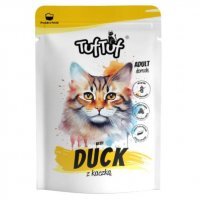 TufTuf Mokra karma dla kota z kaczką (dorosły), 300 g