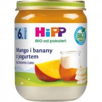 Hipp Mango i banany z jogurtem BIO, 160 g